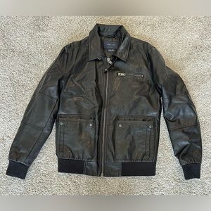 Zara Man - Men’s Leather Jacket (L)